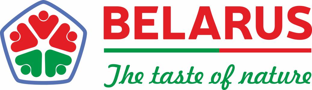 Logo Belarus. The Taste of Nature is registered as a trademark