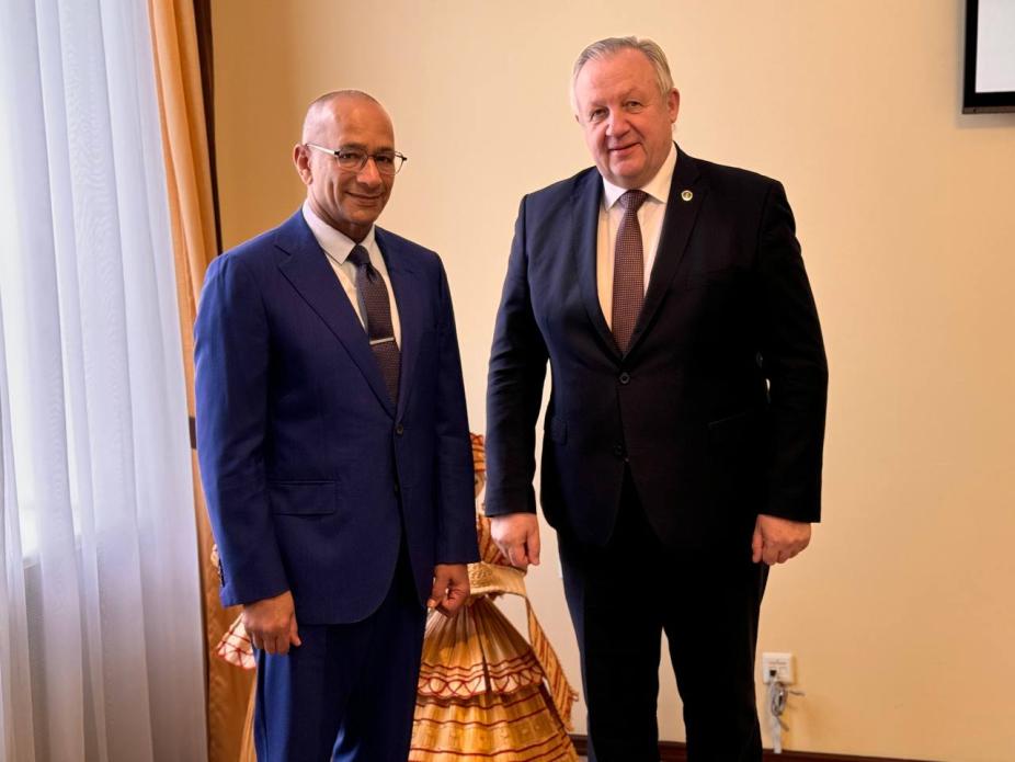 Chairman Mikhael Miatlikov meets with Ambassador Extraordinary and Plenipotentiary of the UAE Ibrahim Salim Almusharrekh