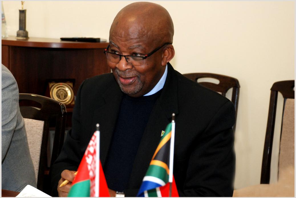 BelCCI Сhairman Mikhael Miatlikov meets Ambassador Extraordinary and Plenipotentiary of South Africa Mzuvukile Maqetuka BelCCI Сhairman Mikhael Miatlikov meets Ambassador Extraordinary and Plenipotentiary of South Africa Mzuvukile Maqetuka