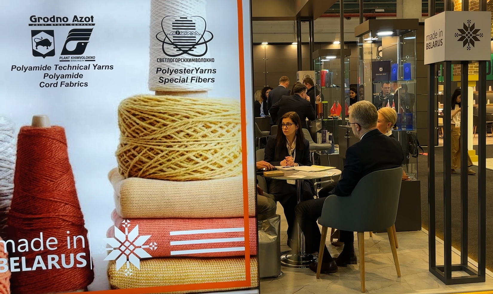 Белорусская экспозиция на международной выставке Yarn Fair в Стамбуле