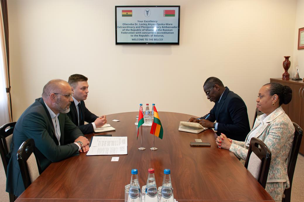 Deputy Chairman Denis Meleshkin meets Ambassador Extraordinary and Plenipotentiary of Ghana Lesley Opoku-Ware