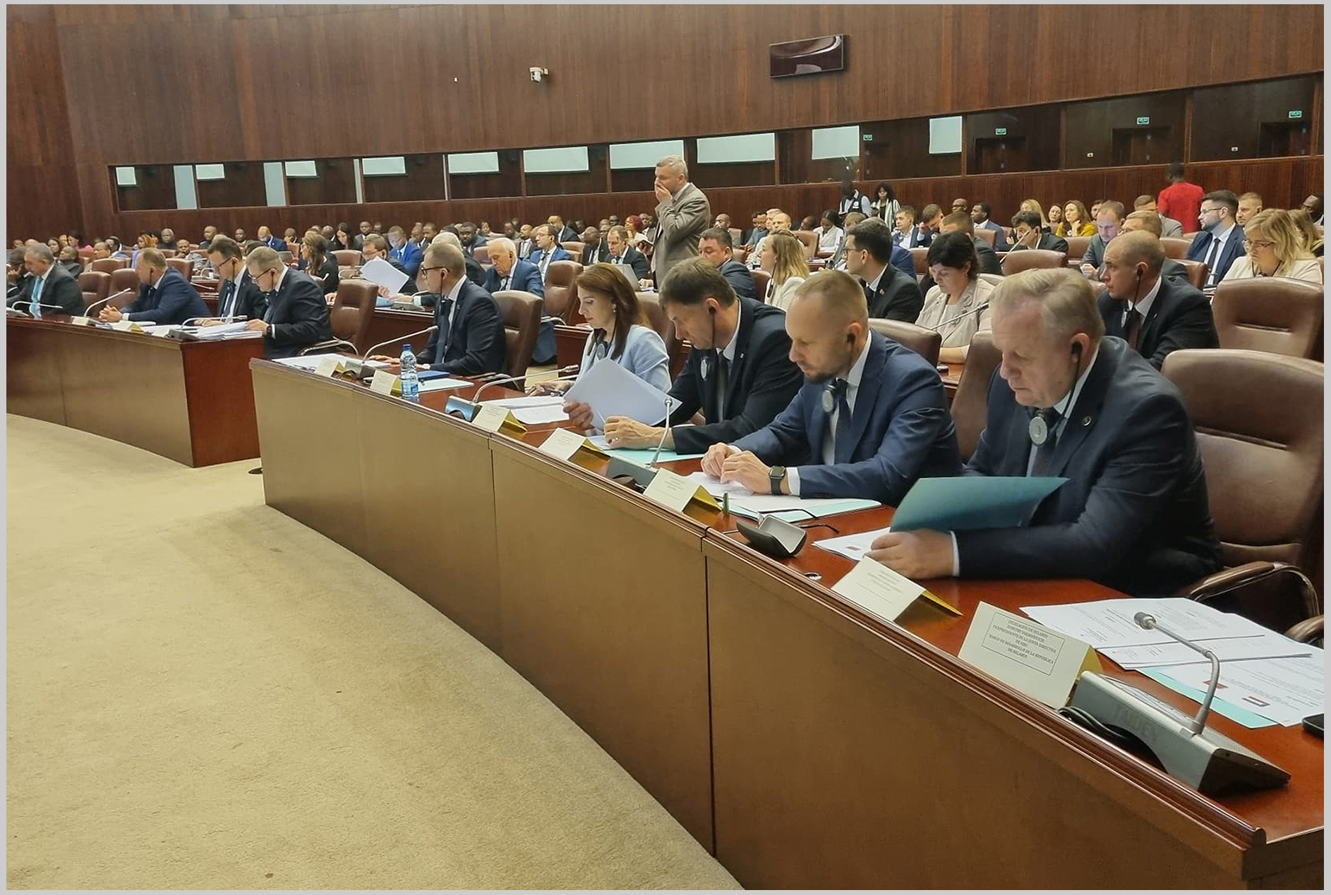 Сустрэча старшыні БелГПП М.Мятлікава з кіраўнікамі гандлёвых палат Экватарыяльнай Гвінеі