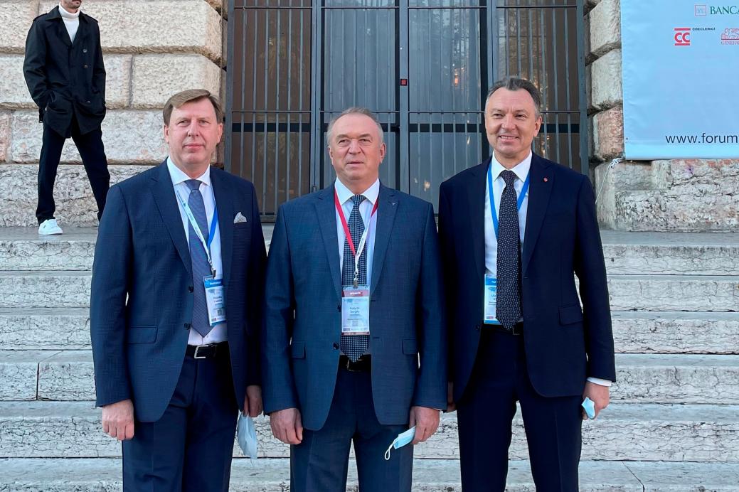 The BelCCI Chairman Vladimir Ulakhovich takes part in the 14th Eurasian Economic Forum in Verona The BelCCI Chairman Vladimir Ulakhovich takes part in the 14th Eurasian Economic Forum in Verona