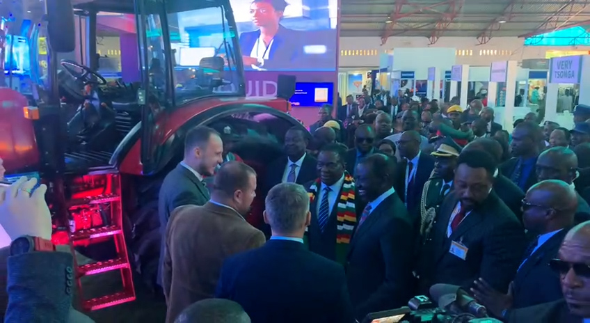 Made in Belarus exposition at the Zimbabwe International Trade Fair was visited by the leaders of Zimbabwe and Kenya